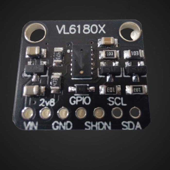 TOF laser senzor VL6180X I2C zaznava kretenj in razdalje
